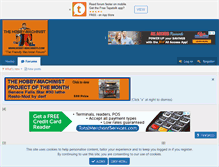 Tablet Screenshot of hobby-machinist.com